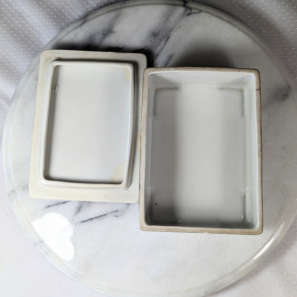 Vintage Acra China Dragonware Trinket Jewelry Box And Ashtray Moriage - Picture 8 of 12